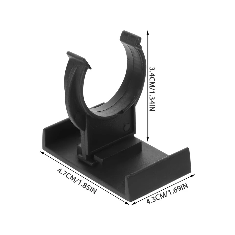  20 Pcs Black Couches Kitchen Plinth Clip Cabinet Feet Furniture - Image 3 of 4