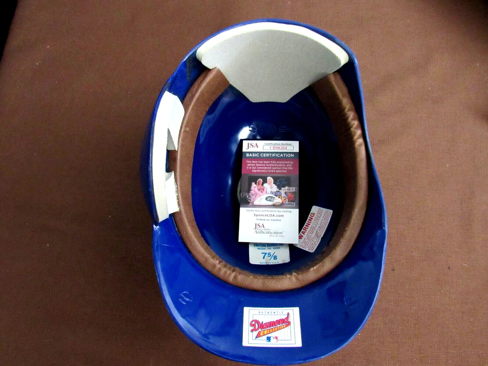 RYNE SANDBERG CHICAGO CUBS HOF SIGNED AUTO VINTAGE ABC PRO HELMET JSA BEAUTY - Image 4 of 4