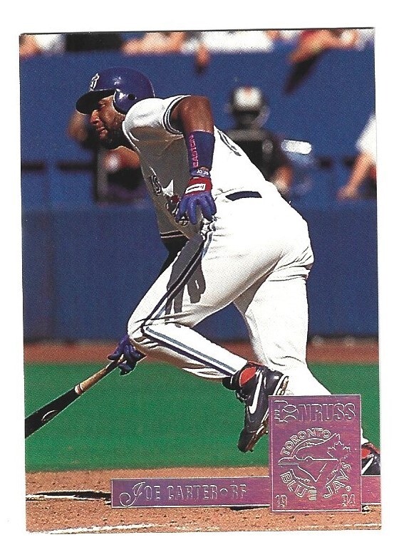 Joe Carter #86 Baseball Cards 1994 Donruss Special Edition Gold trading card — raw and PSA graded price guide