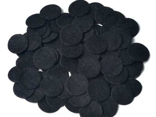 Craft DIY Felt Pads Round Fabric Pads White Patches Arts Craft 15-50mm Free Ship - Picture 8 of 14