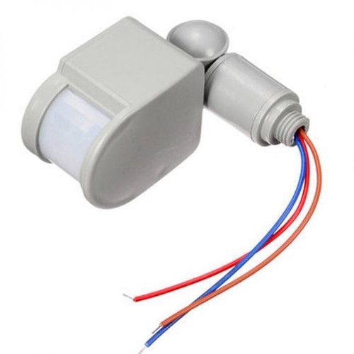 SENSORE DI MOVIMENTO CREPUSCOLARE PIR RICAMBIO PIR FARO LED FARETTO NERO GRIGIO - Foto 4 di 14