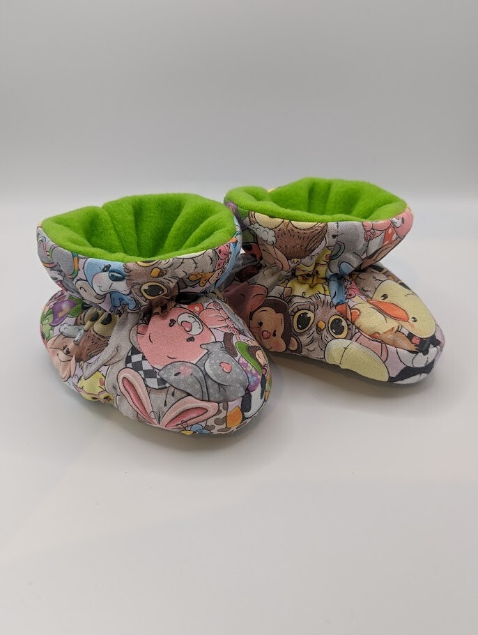 SAOLA Pantofole Stivaletti Neonato Suola Morbida Antiscivolo Stivaletti Accoglienti Taglie 3 18Mesi