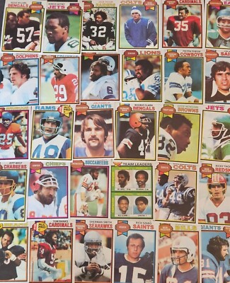 1979 TOPPS FOOTBALL YOU PICK #4-289 SEE PHOTOS OF EVERY CARD FRONT & BACK STARS