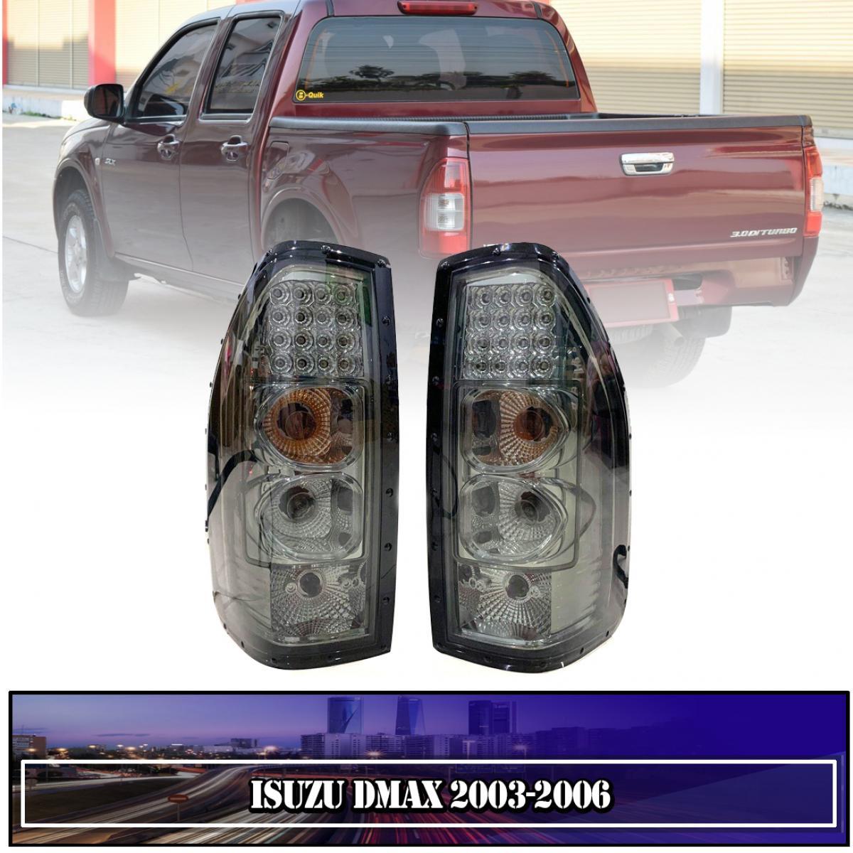 Tail Lamp Rear Light LED Smoke Fit Isuzu D-max Holden Rodeo 2003