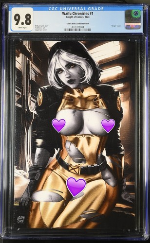 CGC 9.8 NM/M Waifu Chronicles Logan Cure ROGUE X-Men Evolution LEATHER LTD TO 5