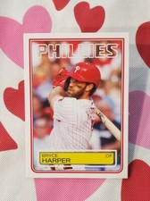 2022 Topps 1983 Football Throwback Thursday #5 Bryce Harper Photo Variation SP!