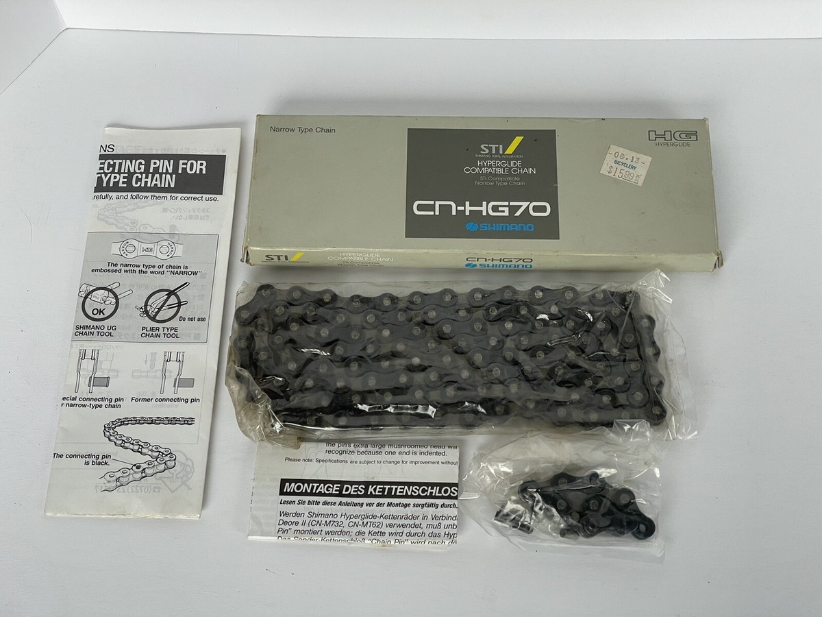 Vintage Shimano CN-HG70 Chain 116 Links | eBay Vintage Shimano CN-HG70 Chain 116 Links | eBay