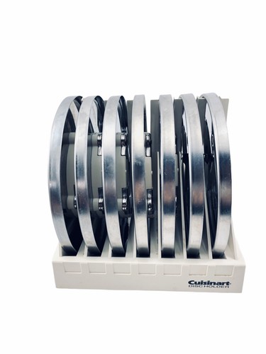 Cuisinart Set of 7-Disc Blades & Holder for DLC-8 DLC-10 Slicer