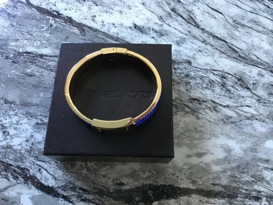 Michael Kors Armreif Blau Gold - Bild 4 von 4