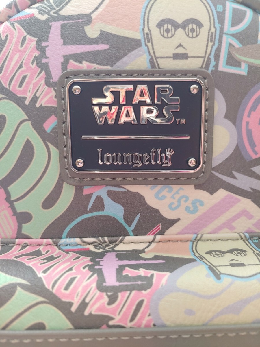 Loungefly Star Wars Pastel Graffiti Sticker Allover Print  display picture 1