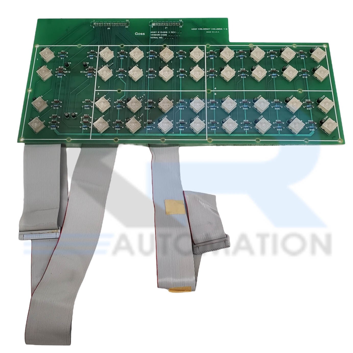 Rockwell E15469-1 Goss Color Set Columns Printed Circuit Board