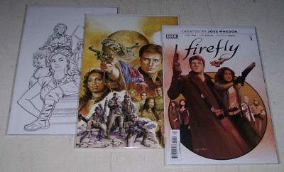 Firefly #1 Main 1:15 1:25 Variant Cover lot unread Boom 2018 Joss Whedon