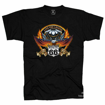 T-Shirt Biker Motorrad Adler Motormotiv  *4200 schwarz