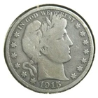 elf Barber Half Dollar 1915  Key Date   World War I