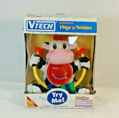 Vintage V-Tech Little Smart Hugs N' Twinkles Light Up Baby Sensory Plush 90s