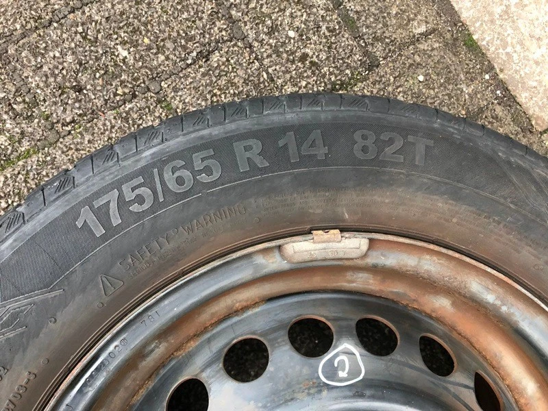 1xkomplette Reserverad Ersatzrad+Felge 175/65R14 86T für Honda Jazz,Civic,Rover - Bild 3 von 4
