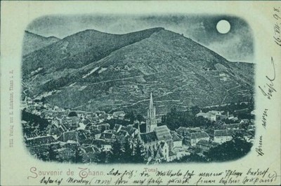 Ansichtskarte Thann Total Vollmond 1898  (Nr.9041) Elsaß