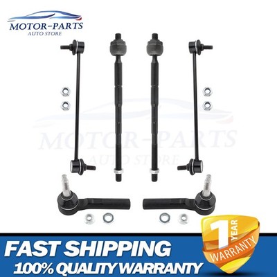 Front Sway Bars Inner Outer Tie Rod for 07-14 Chrysler 200 Sebring Avenger