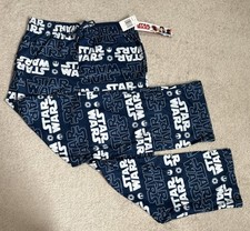 New Star Wars Pajama Pants Mens Size M Lounge Sleep All Over Print With Tags
