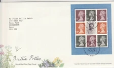 GB Stamps First Day Cover Booklet Pane U3072n - DY19 Beatrix Potter PSB 2016