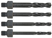 Aircraft Tool Supply Threaded Drill Bits 40, 30, 21, 12 4-Pack 