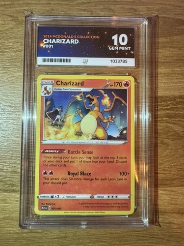 Charizard 001/015 – 2024 McDonald's Collection - ACE 10 - Pokemon