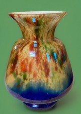 Vase Vintage Czech Iridescent Glass Art Nouveau Bohemia Czechia Kralik Loetz