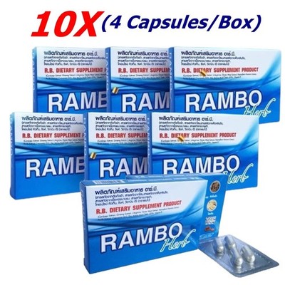 10X Health Vitamin Supplement Health Wellness For Men Care Safe 4 Capsules/Box