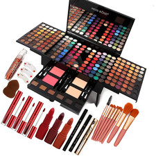 Kit De Maquillaje Para Makeup Profesional Sombras Brillo Rubor Brochas Mujer New