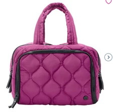 Samantha Brown To-Go Multi-Compartment Organizer PURPLE nwt