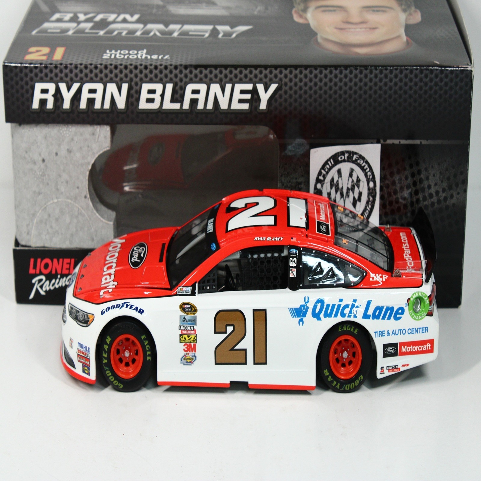 RYAN BLANEY 2016 ACTION #21 MOTORCRAFT ROOKIE SEASON FORD /877 MADE MEGA XRARE!!