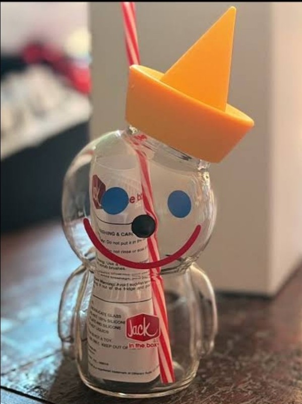 Jack In The Box Limited Edition 2026 Glass Sipper Authentic