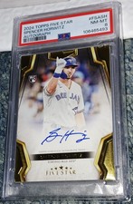 2024 TOPPS FIVE STAR AUTOGRAPH #FSA-SH SPENCER HORWITZ ROOKIE RC PSA 8 NM - MINT
