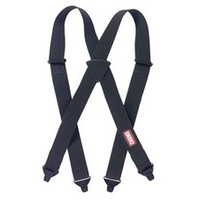Ski Suspenders for Men  Women - Heavy Duty Support Adjustable One Size Black