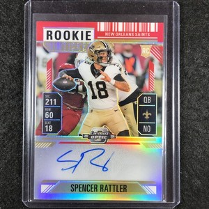 2024 Contenders Optic SPENCER RATTLER RPS Rookie Ticket Auto Red 170/175 #116