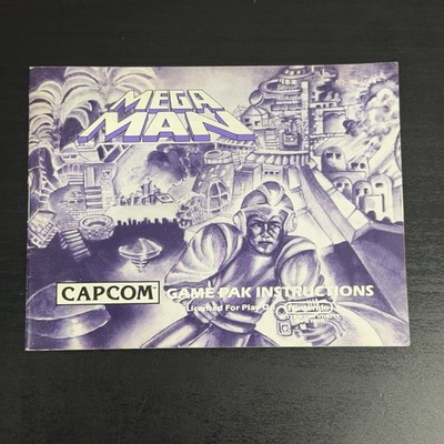 Mega Man 1 NES Instruction Manual Booklet Only  Authentic Great Condition