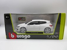 1/24 Burago Volkswagen Scirocco R Dealer Officially Licensed White Minicar