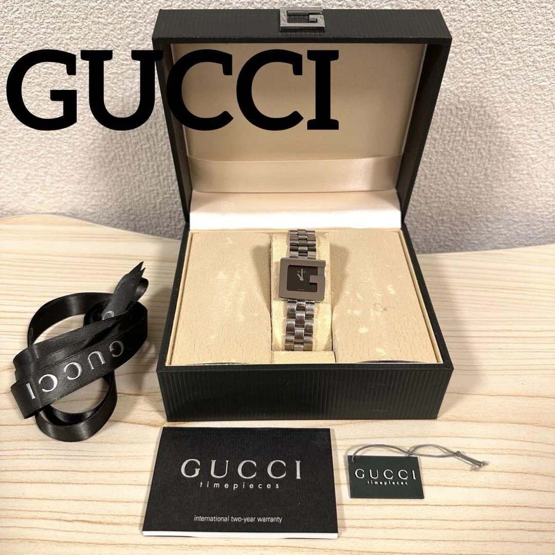[Accessoires inclus] Montre GUCCI 3600L Pile Neuve Fonctionne Carré G