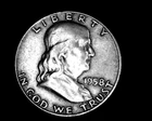 1958 D # 6 50C FRANKLIN HALF DOLLAR