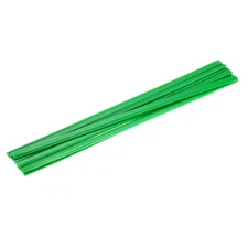 10 Pcs Green Plastic Welding Rods 9.5mm x 330mm HDPE Flat(0.4inch x 13inch)