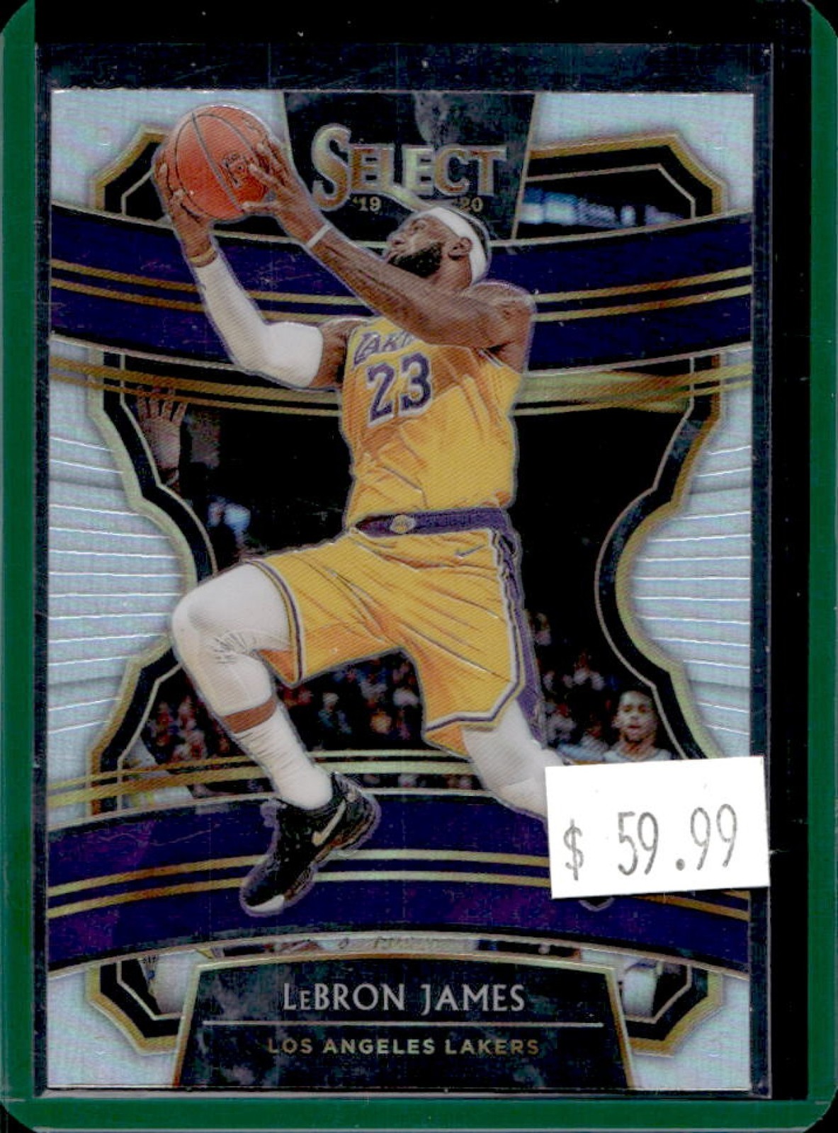 2019-20 Select LeBron James Silver Prizm Concourse #47 Lakers