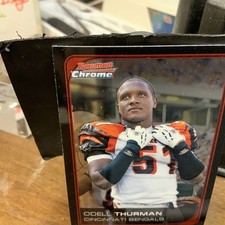 2006 Bowman Chrome Odell Thurman Cincinnati Bengals #191