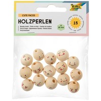 Holzperlen Mit Rundem Gesicht, Perlen, Basteln