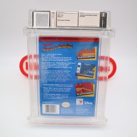 NES Nintendo MICKEY'S ADVENTURES IN NUMBERLAND - WATA GRADED 8.0 B NEW & Sealed!