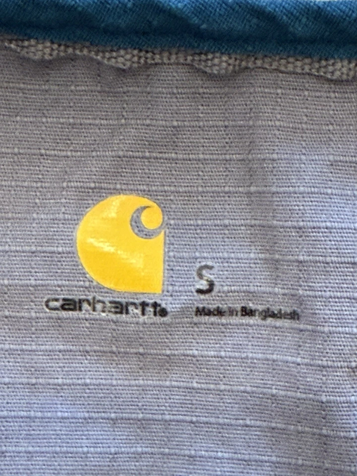 Blusa Médica Carhartt Azul Enfermería Médico Ripstop Para Hombre Talla Pequeña Enfermera Foto 2 de 4