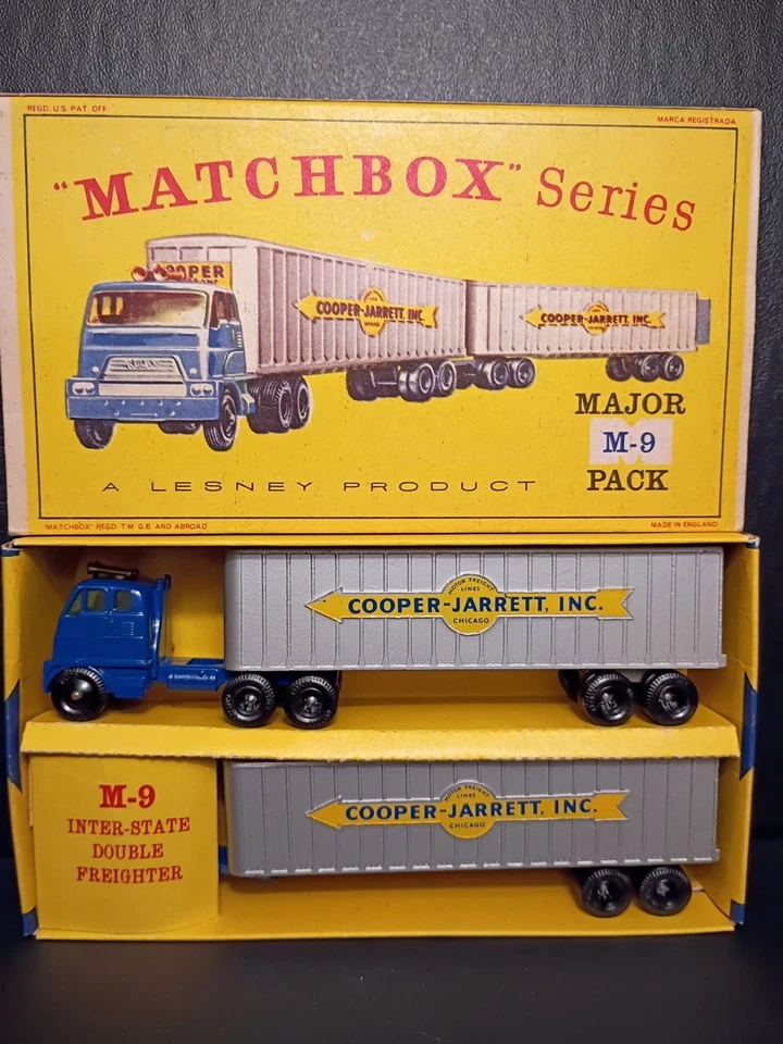 Matchbox M9-A Interstate Double Freighter 1962 In Crisp Original D2 Box - Image 2 of 4