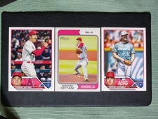 2023 Topps SHOHEI OHTANI LOT (3): Series 1, Heritage & ASG Angels/Dodgers 