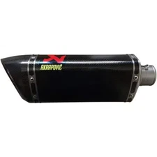 Akrapovic Carbon Fiber Replacement Muffler for Race Line Exhaust System 44-08647