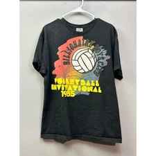 Billionaire Boys Club T-Shirt Mens XL Black Volleyball Invitational 1985 Graphic