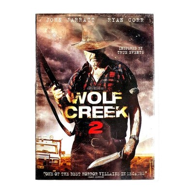 Wolf Creek 2 DVD Australian Horror Classic, John Jarratt Ryan Corr Region 1 Gift